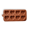 Molde Chocolate 8 Corazones Diamantes