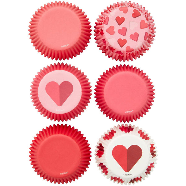 Cápsulas Corazones Wilton 150u