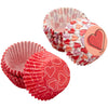Mini Cápsulas Corazón Wilton 100u