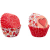 Mini Cápsulas Corazón Wilton 100u