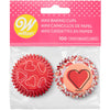 Mini Cápsulas Corazón Wilton 100u