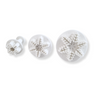 Set 3 Cortadores Copo De Nieve Con Expulsor