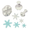 Set 3 Cortadores Copo De Nieve Con Expulsor