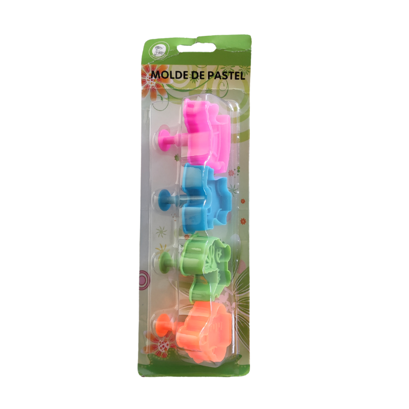 Set 4 Cortadores Bebé Con Expulsor
