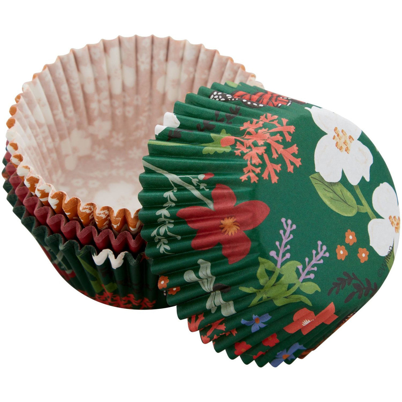Cápsulas Mariposas y Flores Wilton 75u