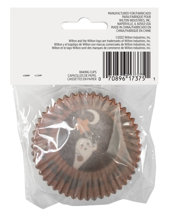 Cápsulas Halloween Fantasma Wilton 24u