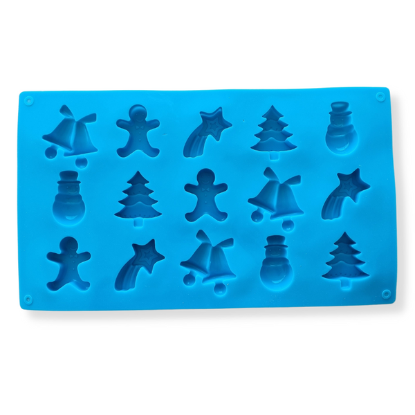 Molde Silicona Navideño
