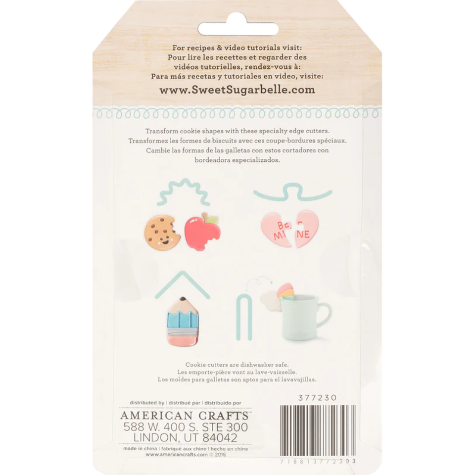 Set 4 Cortadores Bordeadores De Galletas Sweet Sugarbelle
