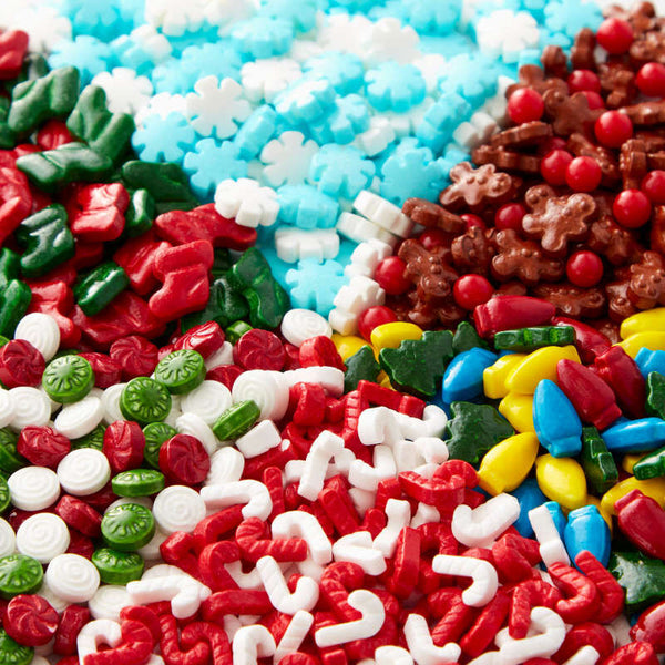 Sprinkles Mix Figuras Navideñas 6 Variedades Wilton 184 GR