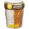 Sprinkles Dorados y Blancos 6 Variedades Wilton 188 GR