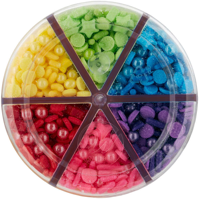 Sprinkles Arcoíris 6 Variedades Wilton 186 GR