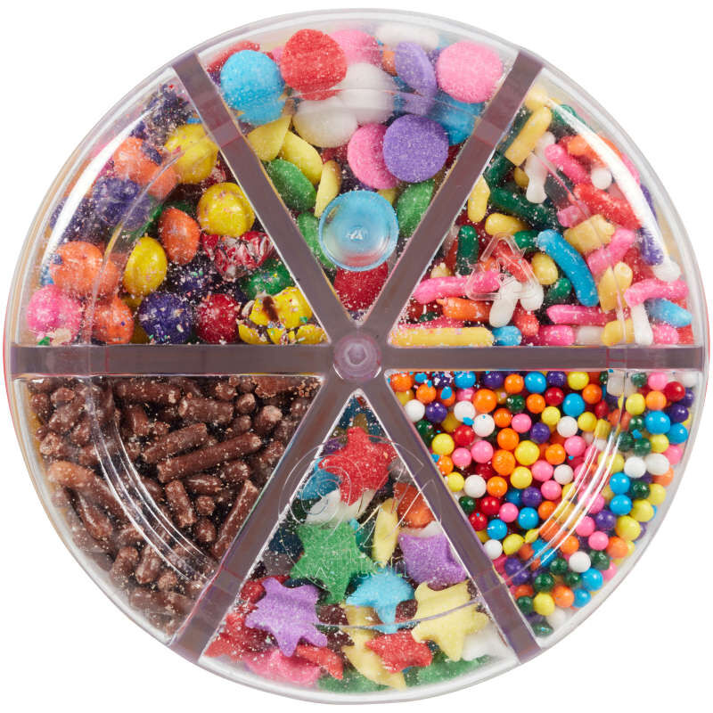 Sprinkles Arcoíris Chocolate 6 Variedades Wilton 168 GR