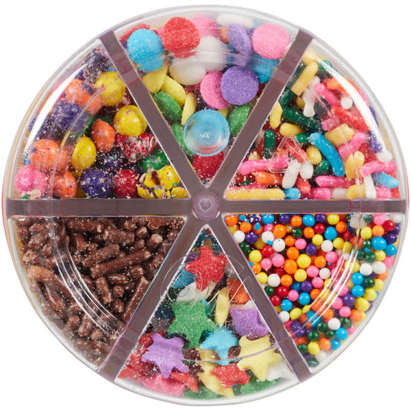 Sprinkles Arcoíris Chocolate 6 Variedades Wilton 168 GR
