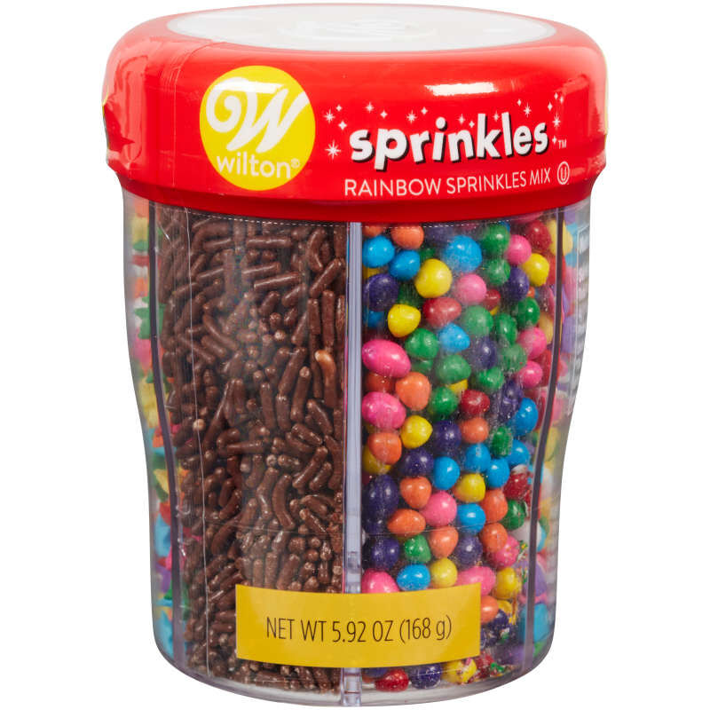 Sprinkles Arcoíris Chocolate 6 Variedades Wilton 168 GR