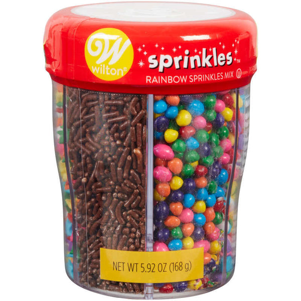 Sprinkles Arcoíris Chocolate 6 Variedades Wilton 168 GR
