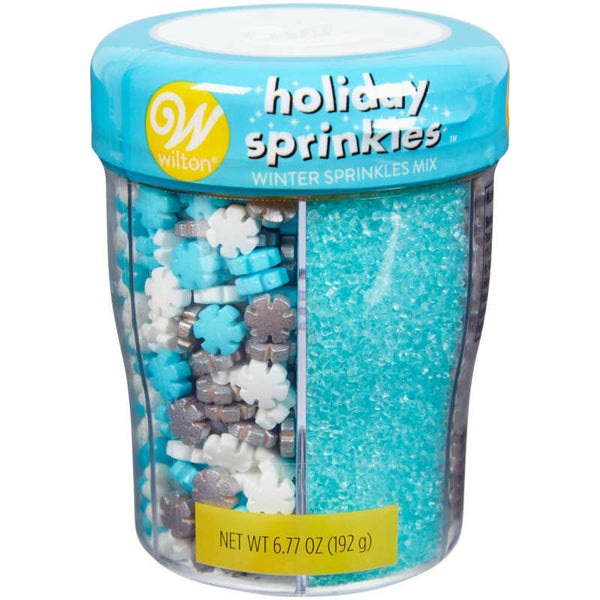 Sprinkles Plateados y Azules 6 Variedades Wilton 192 GR