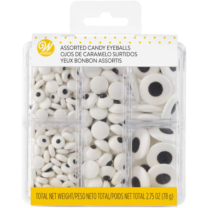 Ojos de Caramelo Tamaños Surtidos Wilton 78 GR