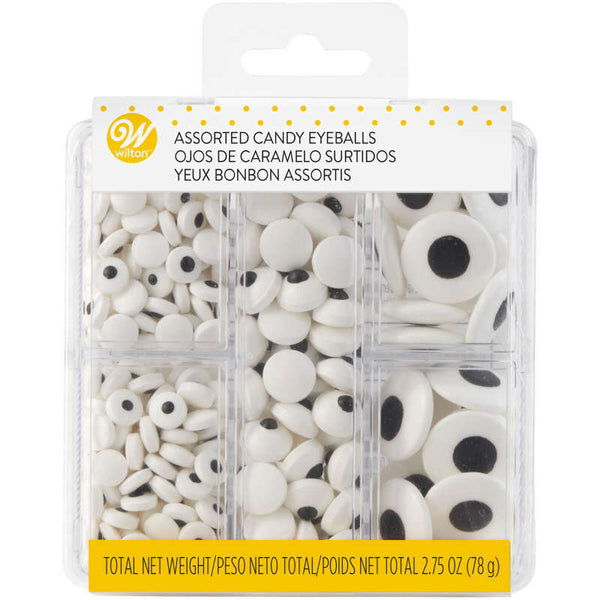 Ojos de Caramelo Tamaños Surtidos Wilton 78 GR