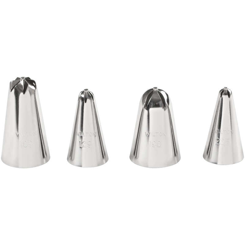 Set 4 Boquillas Para Flores De Gota - Wilton
