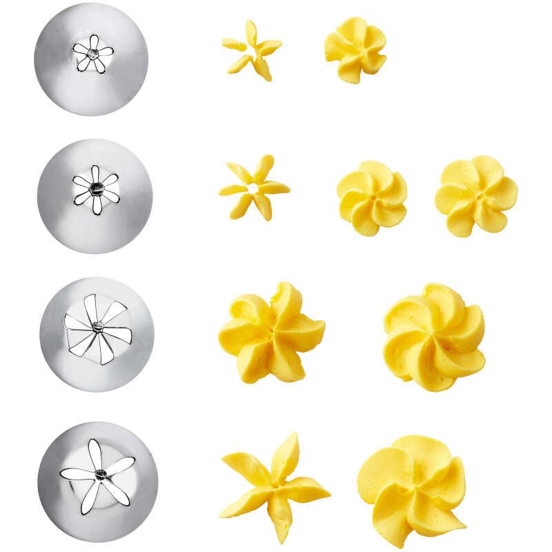 Set 4 Boquillas Para Flores De Gota - Wilton