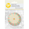 Cápsulas Rayas De Colores Wilton 75u