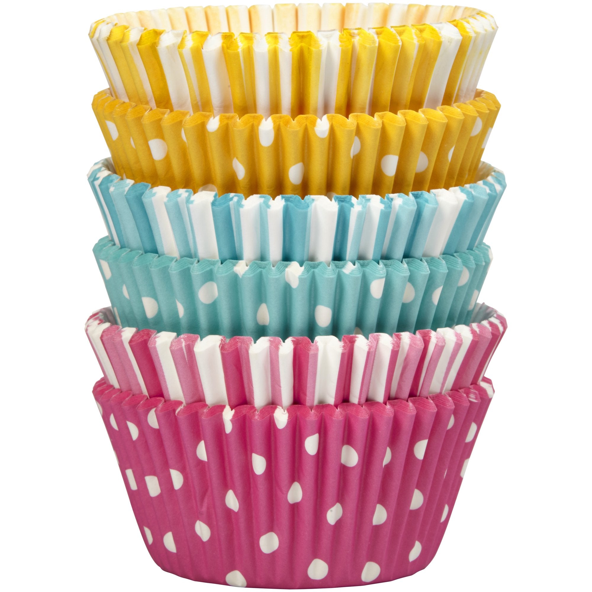 Cápsulas Rayas y Lunares Tricolor Wilton 150u