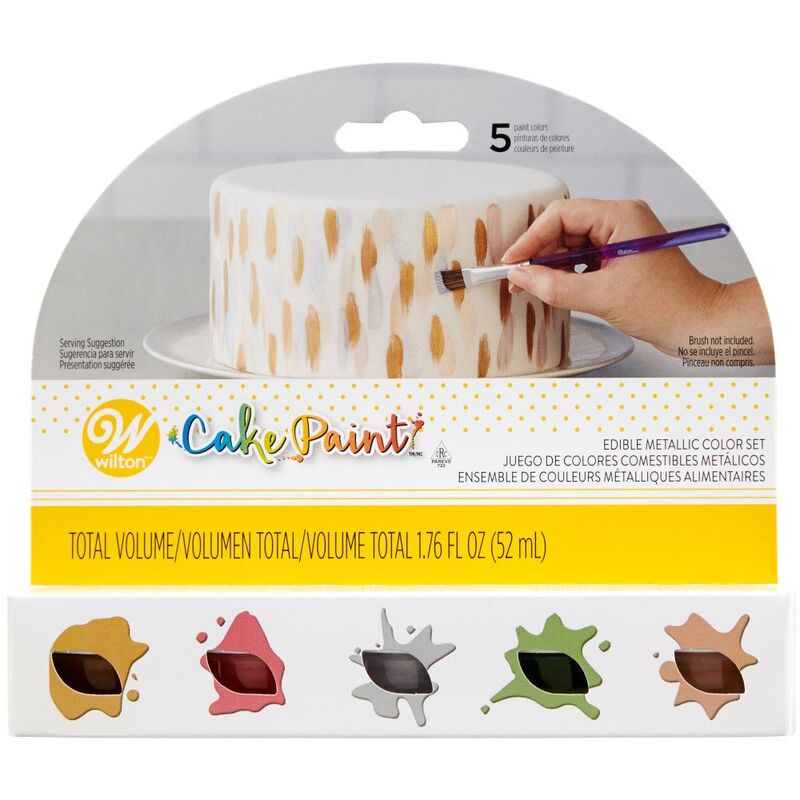Pintura Comestible Metálica Wilton 5 colores