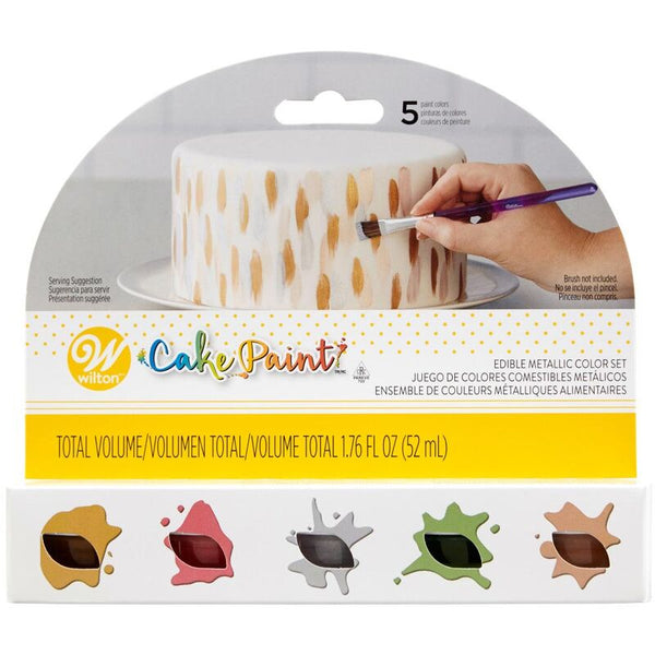 Pintura Comestible Metálica Wilton 5 colores