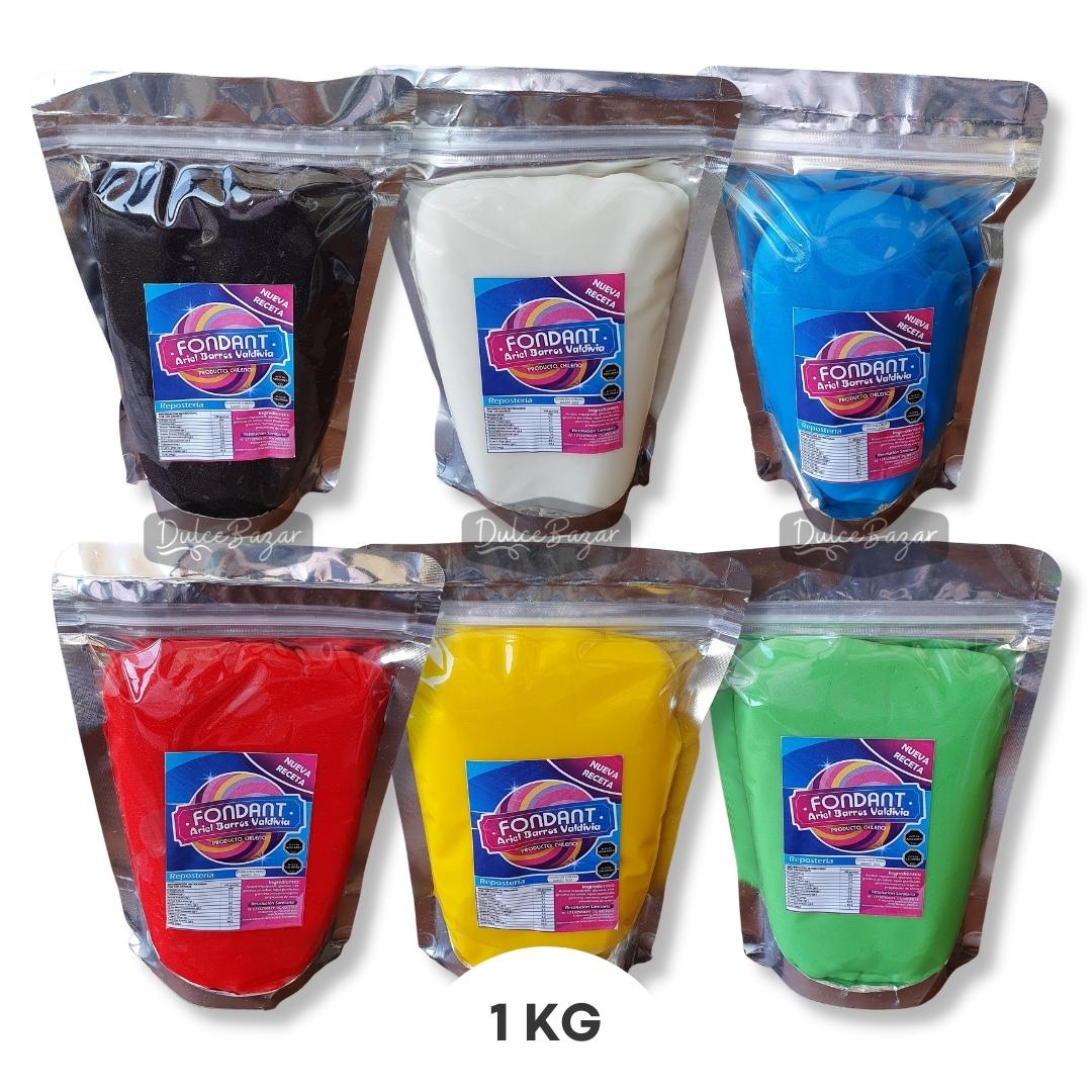 Fondant de Colores 1 KG - Variedades