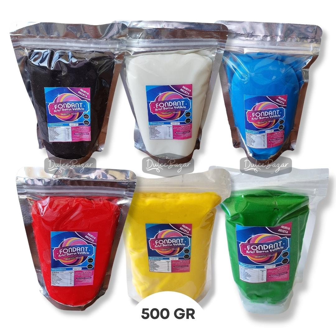 Fondant de Colores 500 GR - Variedades