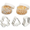 Set Cortadores Con Sprinkles Navideños Metálico Wilton