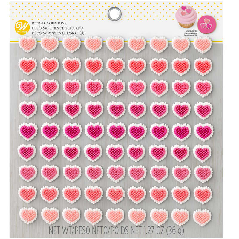 Mini Corazones de Glaseado Wilton 81u