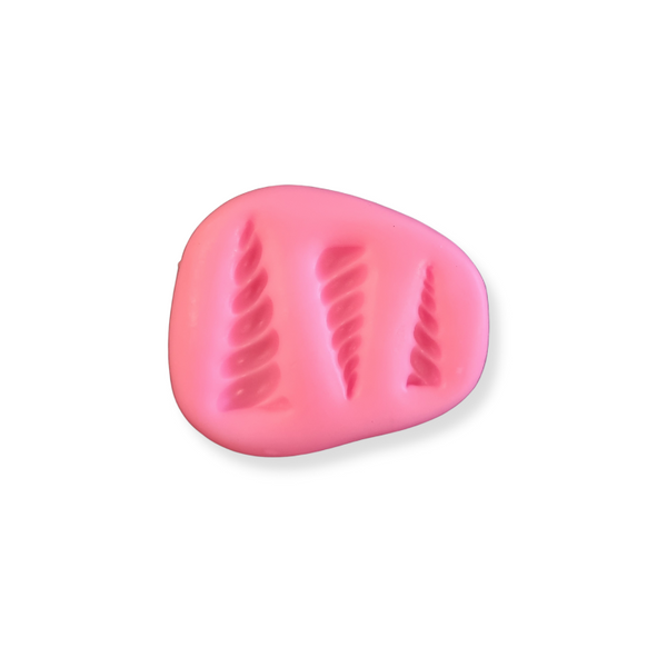 Molde Silicona Cuerno Unicornio