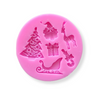 Molde Silicona Mix Navidad