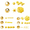Set 17 Piezas Para Decorar Navy Blue Y Dorado - Wilton
