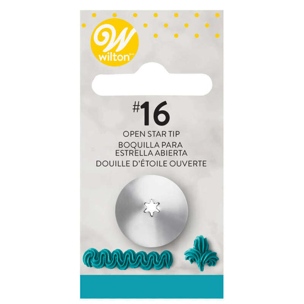 Boquilla Estrella Abierta 16 - Wilton
