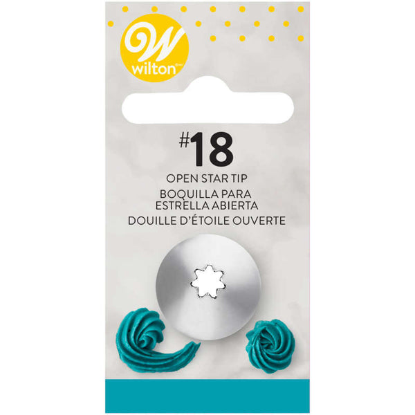 Boquilla Estrella Abierta 18 - Wilton
