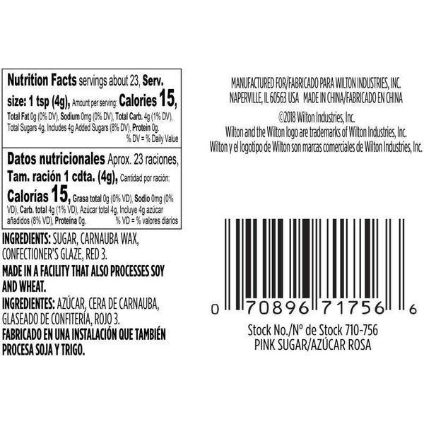 Azúcar Gruesa Rosado Wilton 92 GR