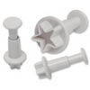 Set 3 Cortadores Estrellas Con Expulsor