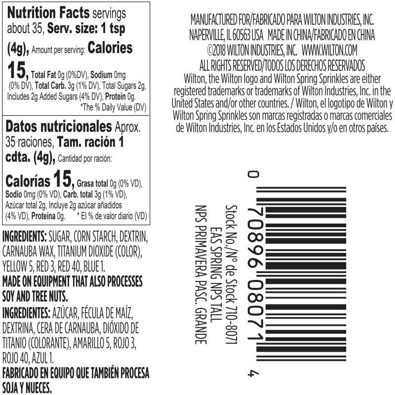 Sprinkles Primavera Wilton 141 GR