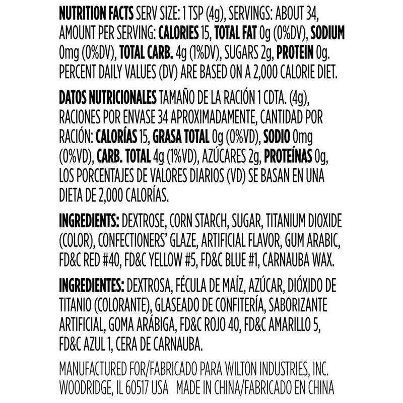 Perlas De Azúcar Plateadas Wilton 136 GR