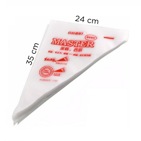 Manga Pastelera Desechable L 100 u