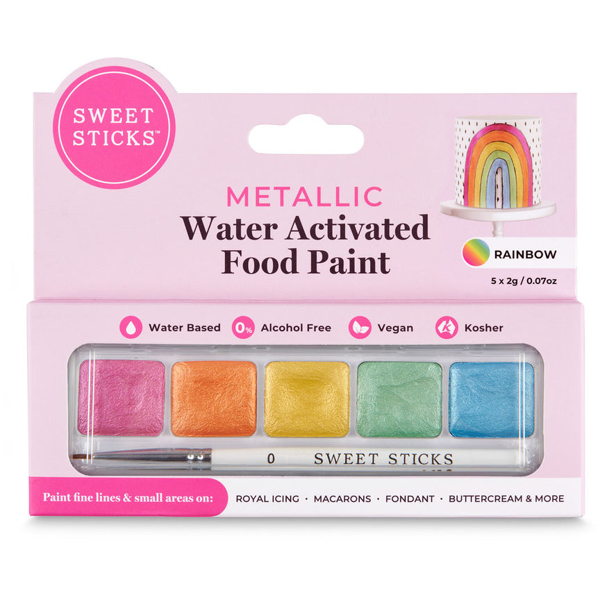Acuarelas Metalizadas Sweet Sticks - Rainbow