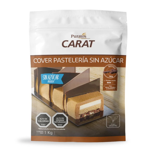 Cobertura De Chocolate Sin Azúcar 1kg - Carat
