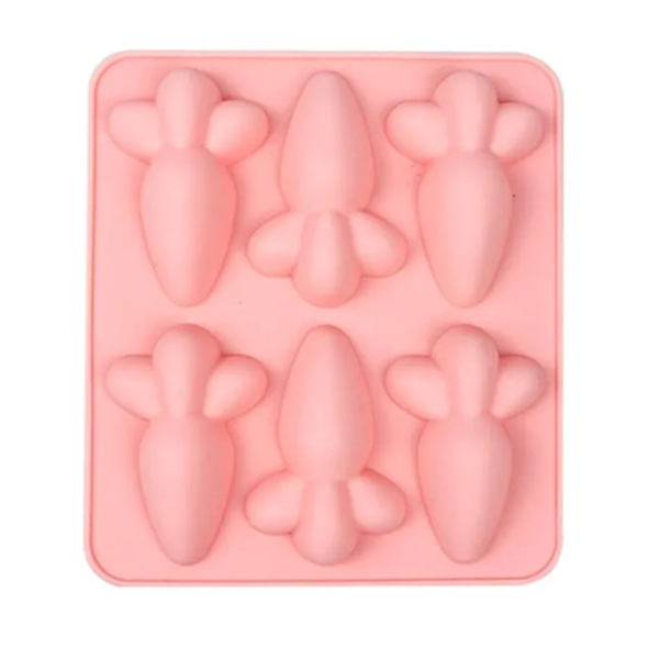 Molde Silicona Zanahorias