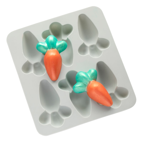 Molde Silicona Zanahorias