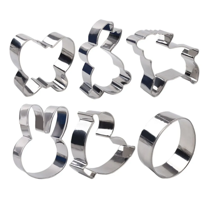 Set 6 Cortadores De Galletas Pascua