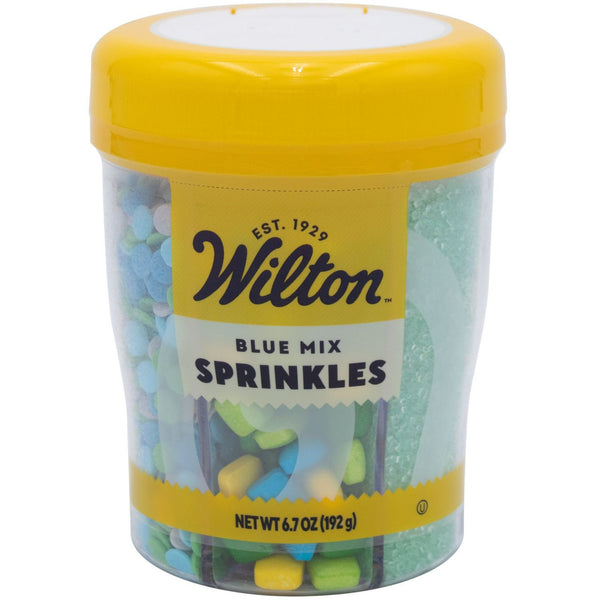 Sprinkles Mix Azul Con Estrellas 6 Variedades Wilton 192 GR