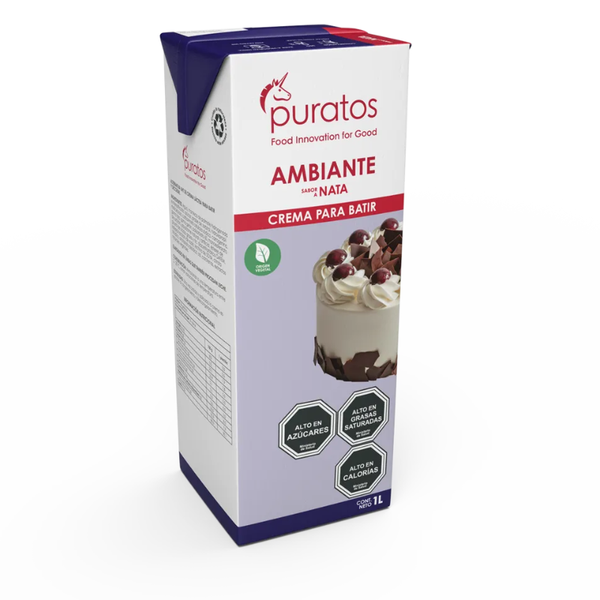 Crema para Batir Ambiante Nata 1lt - Puratos