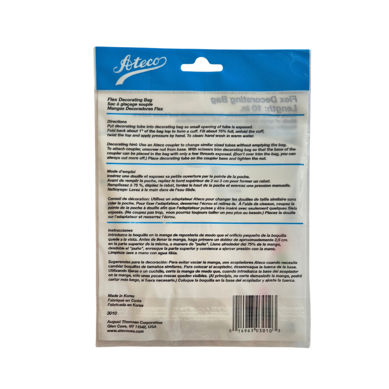 Manga Pastelera Reutilizable Flex Ateco 25,4 cm